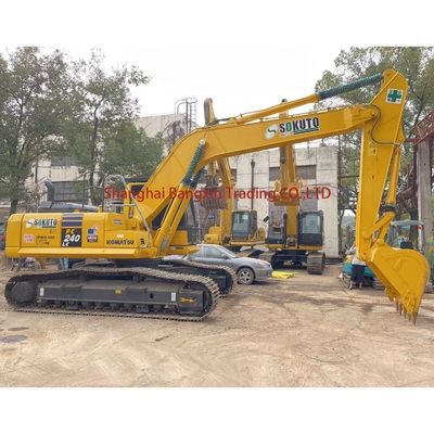 Envío gratuito Excavadora japonesa original de rastreo excavadora usada komatsu hidráulica pc240 en Shanghai