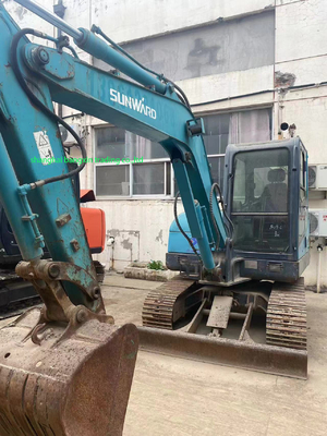Excavadora mini SWE60 de Sunward con válvula hidráulica original y capacidad de cubo de 0,23 m3