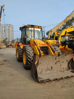 4 toneladas de peso de operación Usado JCB 4CX Cargador de retroexcavadora Cargador de excavación Máquina de segunda mano