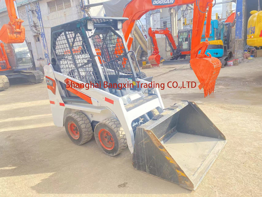 Cargador de Bobcat Skid Steer S70 usado de Japón con gran potencia y estabilidad hidráulica