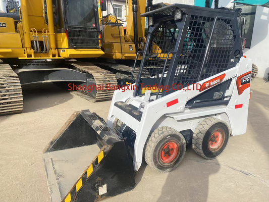 Cargador de Bobcat Skid Steer S70 usado de Japón con gran potencia y estabilidad hidráulica