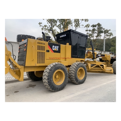 Horas de funcionamiento bajas Cat Grader Usado Caterpillar 140H Nivelador de tierra con motor Cummins