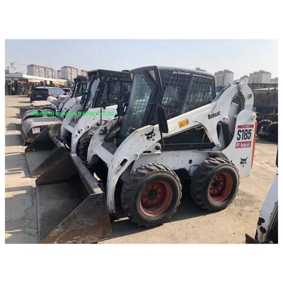 44.7 KW de segunda mano Mini cargador de diapositivas BOBCAT S185 Mini Skid Steer para precios adecuados