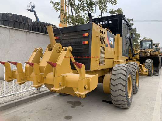 Horas de funcionamiento bajas Cat Grader Usado Caterpillar 140H Nivelador de tierra con motor Cummins