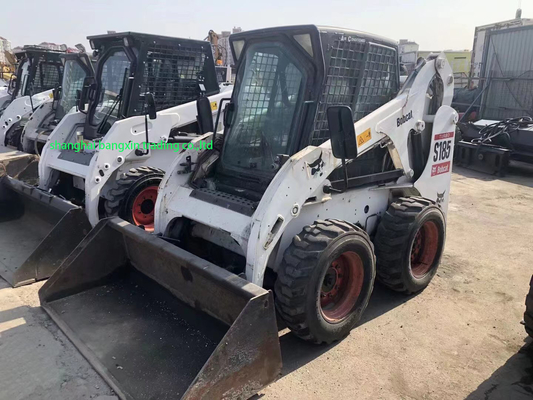 44.7 KW de segunda mano Mini cargador de diapositivas BOBCAT S185 Mini Skid Steer para precios adecuados