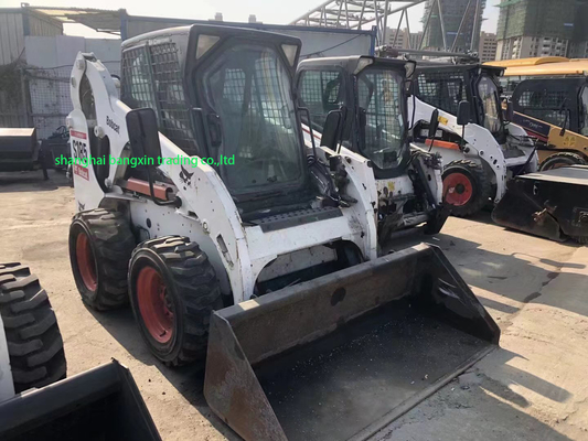 44.7 KW de segunda mano Mini cargador de diapositivas BOBCAT S185 Mini Skid Steer para precios adecuados
