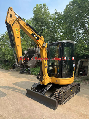 Sí, puede inspeccionar una máquina pequeña mini excavadora usada CAT 303 3000 KG peso de la máquina