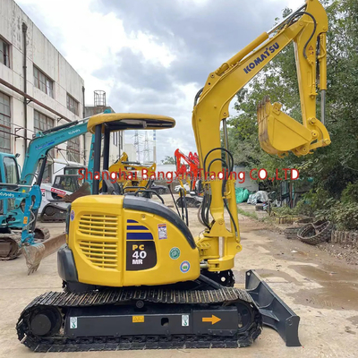0.23m3 Capacidad de cubo Komatsu PC40MR Mini Excavadora con todas las funciones normales