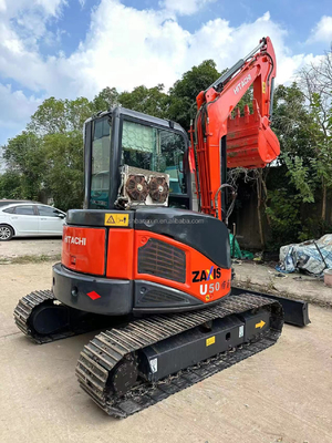pequeña máquina mini excavadora usada Hitachi zx50U dentro de 7 días garantía de entrega