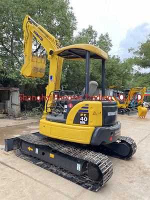 0.23m3 Capacidad de cubo Komatsu PC40MR Mini Excavadora con todas las funciones normales