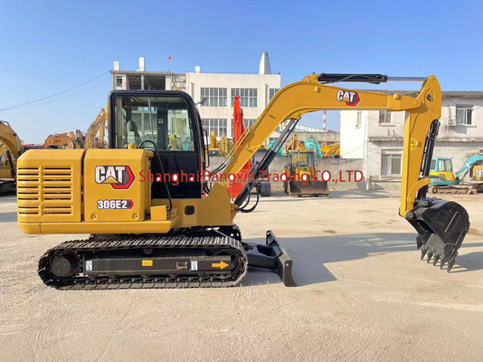Mini excavadora CAT 306E2 de máquina pequeña de uso general con todas las funciones
