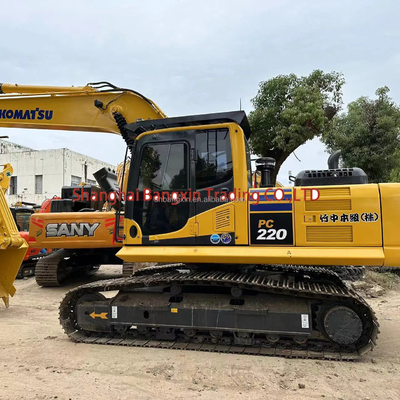 Mini excavadora Komatsu PC220-8 con motor Cummins Fuerte potencia y estabilidad hidráulica