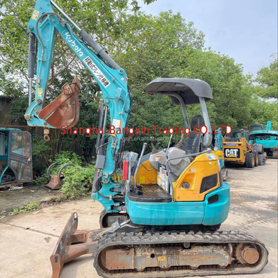 Original cilindro hidráulico de segunda mano excavadora KUBOTA U35 mini excavadora en buenas condiciones