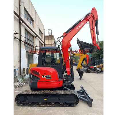KUBOTA KX155-3z de segunda mano Máquina de excavadora pequeña de 5 toneladas Mini excavadora usada