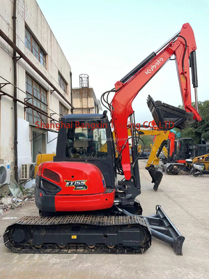 KUBOTA KX155-3z de segunda mano Máquina de excavadora pequeña de 5 toneladas Mini excavadora usada
