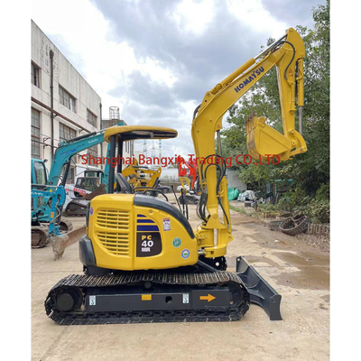 Mini excavadora Komatsu PC40MR con válvula hidráulica original y capacidad de cubo de 0,23 m3