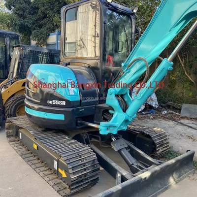 Casi original hecho 2023 año de fabricación mini excavadora usada Kobelco SK55 Excavadora