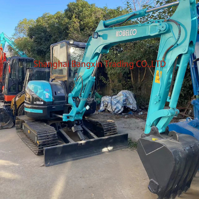 Casi original hecho 2023 año de fabricación mini excavadora usada Kobelco SK55 Excavadora