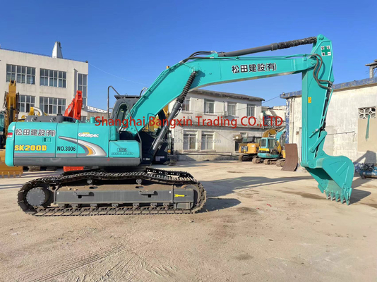 Excavadora usada Kobelco SK200-6E con motor ISUZU Casi año de fabricación 2021