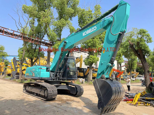 Excavadora usada Kobelco SK200-8 con certificación EPA/CE y capacidad de cubo de 1m3