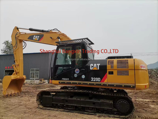 Peso de la máquina de 20 toneladas Mini excavadora usada CAT 320D en Shanghai Con garantía de aprobación CE/EPA