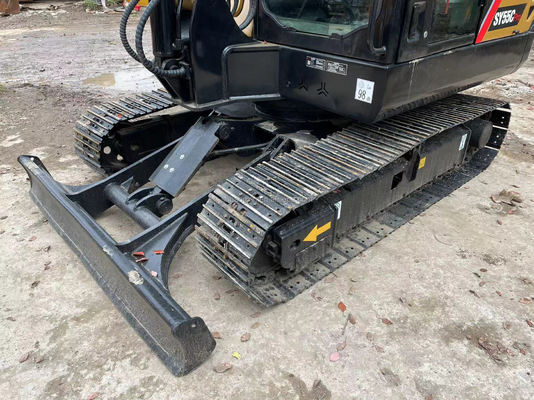 Excavadora de tamaño pequeño y gran potencia SANY SY55C con cilindro hidráulico original