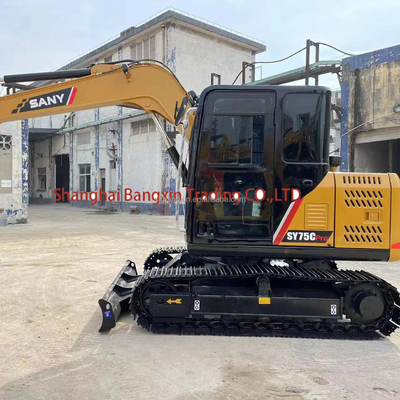 SANY SY75C Mini Excavadora 7500 KG Peso de la máquina y diseño compacto