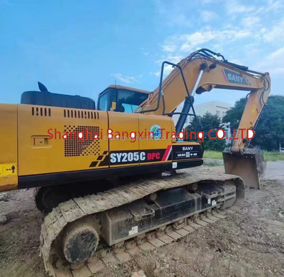 Fuerte potencia y estabilidad hidráulica SANY SY205C mini excavadora 20000 KG peso de la máquina
