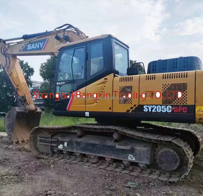 Fuerte potencia y estabilidad hidráulica SANY SY205C mini excavadora 20000 KG peso de la máquina