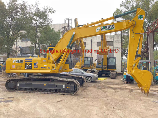 Excavadora usada Komatsu PC240 y capacidad de cubo de 1,3 m3 con período de 1 año después de la venta
