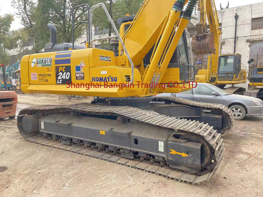Horas de trabajo bajas Excavadora de segunda mano Komatsu PC240 con válvula hidráulica original