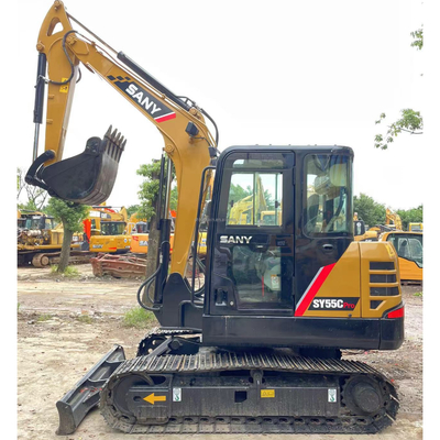 Excavadora pequeña SANY SY55C con motor ISUZU en excelente estado