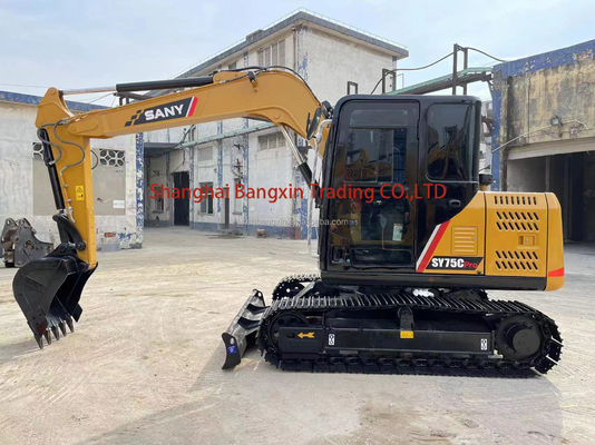 Usado SANY SY75C Excavadora Crawler Año 2020 Todas las funciones normales Envío gratis
