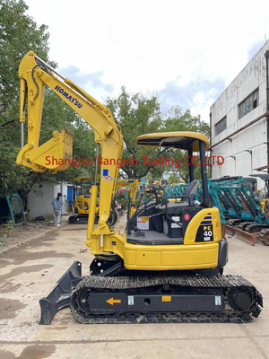 Máquina de construcción Mini excavadora usada Komatsu PC40MR con peso de operación de 4 toneladas