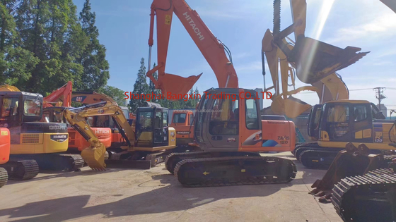 cilindro hidráulico original máquina de excavadora usada de segunda mano Hitachi ZX120 Excavadora