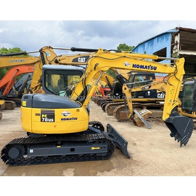 Mini excavadora Komatsu PC78US original de 2020 con horas de trabajo bajas y bomba hidráulica