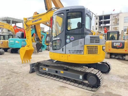 Mini excavadora Komatsu PC78US original de 2020 con horas de trabajo bajas y bomba hidráulica
