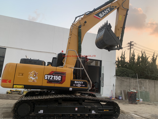 Sany SY215 de segunda mano excavadora 600 horas de trabajo 118k peso excelente estado