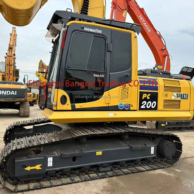 Excavadora original japonesa Komatsu PC200 con pocas horas y capacidad de 1m3