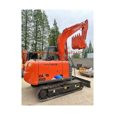 6000 KG Hitachi ZX60 Excavadora de segunda mano Maquinaria japonesa usada y confiabilidad