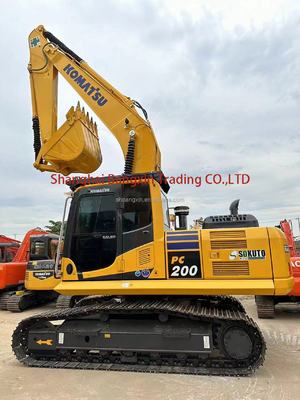 700 horas de trabajo Usado Komatsu PC200-8 Excavadora con envío gratuito y cubo de excavadora