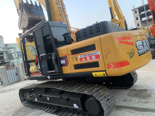 Excavadora Sany SY215 usada con gran potencia y estabilidad hidráulica