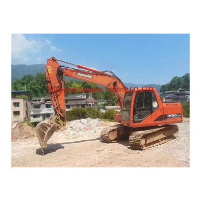 15000 KG Doosan DH150LC-7 Excavadora Excelente rendimiento de trabajo 1 año después de las ventas