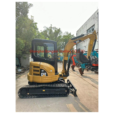 Mini excavadora usada CAT 303 en venta 3000 KG peso de la máquina original válvula hidráulica