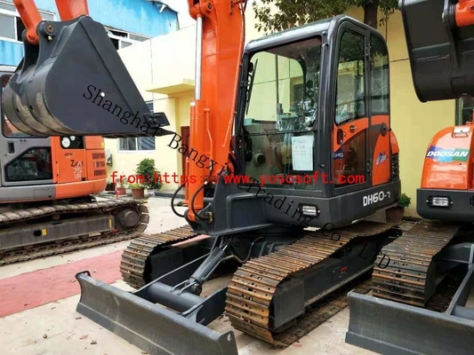Entrega de 7 días Excavadora usada para gatos Doosan DH60-7 Excavadora de segunda mano para su negocio