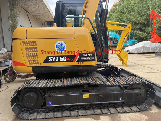 2022 Sany SY75 Excavadora de rastreo usada en excelente estado con capacidad de 0.27 cubos