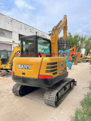Excavadora global Sany SY55C con cuchilla de tipo de cargador de rastreo móvil