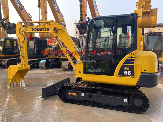 En buen estado, excavadora Komatsu PC56 todo funcionando. Entrega en 7 días.