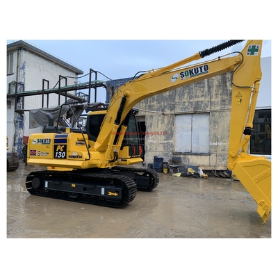 Fuerte potencia y estabilidad hidráulica 7 días tiempo de entrega excavadora usada Komatsu PC130
