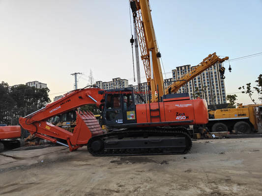 Excavadora japonesa usada original Hitachi ZX450H con cilindro hidráulico original